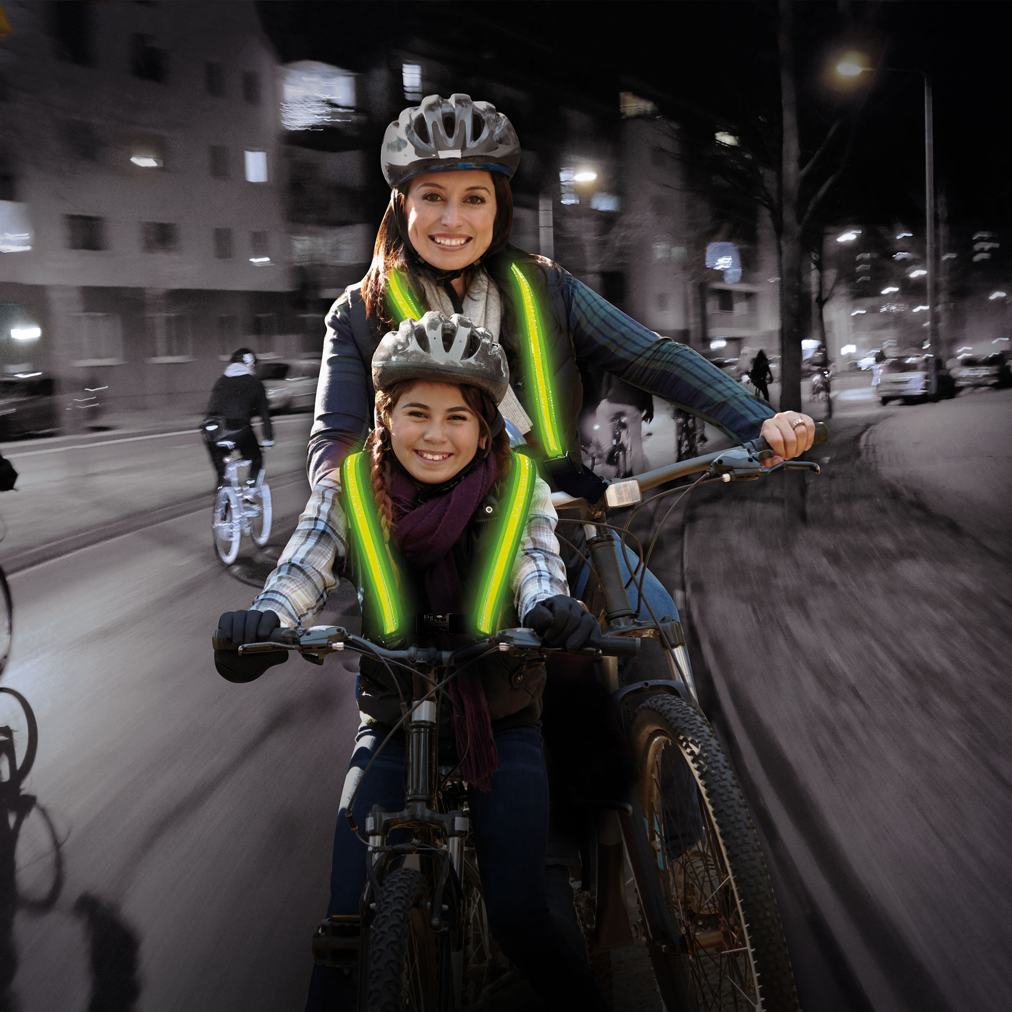 DN DENNOV Warnweste, LED Reflektierende Weste Fahrrad Leuchtweste