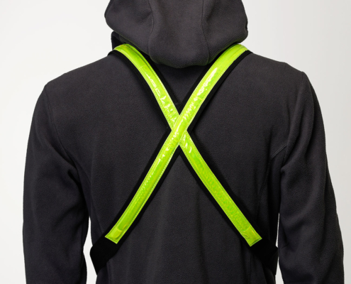 StreetGlow High-Visible LED Vest, Warnweste mit LED-Licht